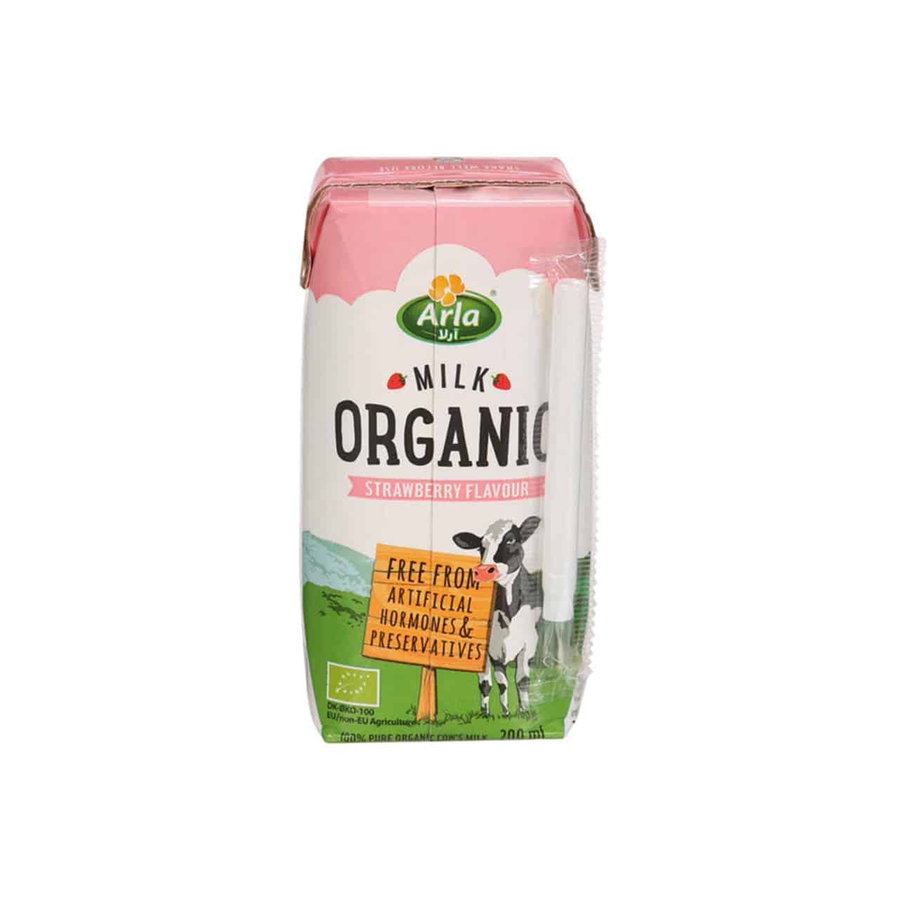 Sữa organic Arla vị dâu 200ml - Lady Viet